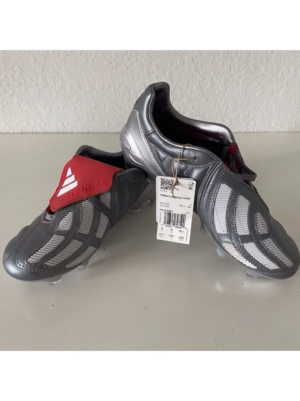Adidas Predator MANIA Fold Over Tongue FG Soccer Cleats HQ2680 Men's Sz 6.5 NEW